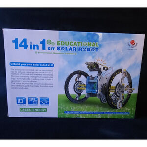 14 in 1 STEM Education Solar Powered Robot Building Kit Science Experiment Toys